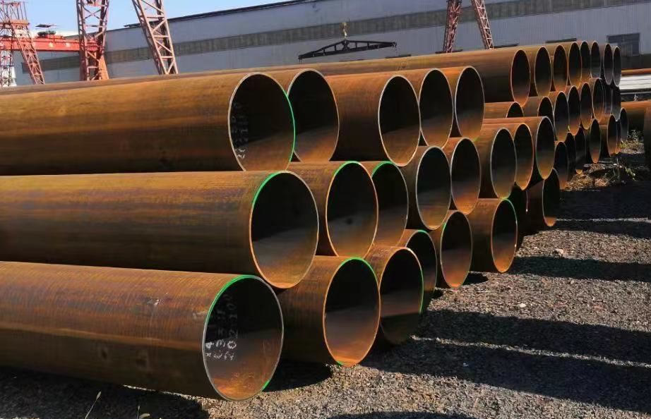 Wide bore steel tubular pipes